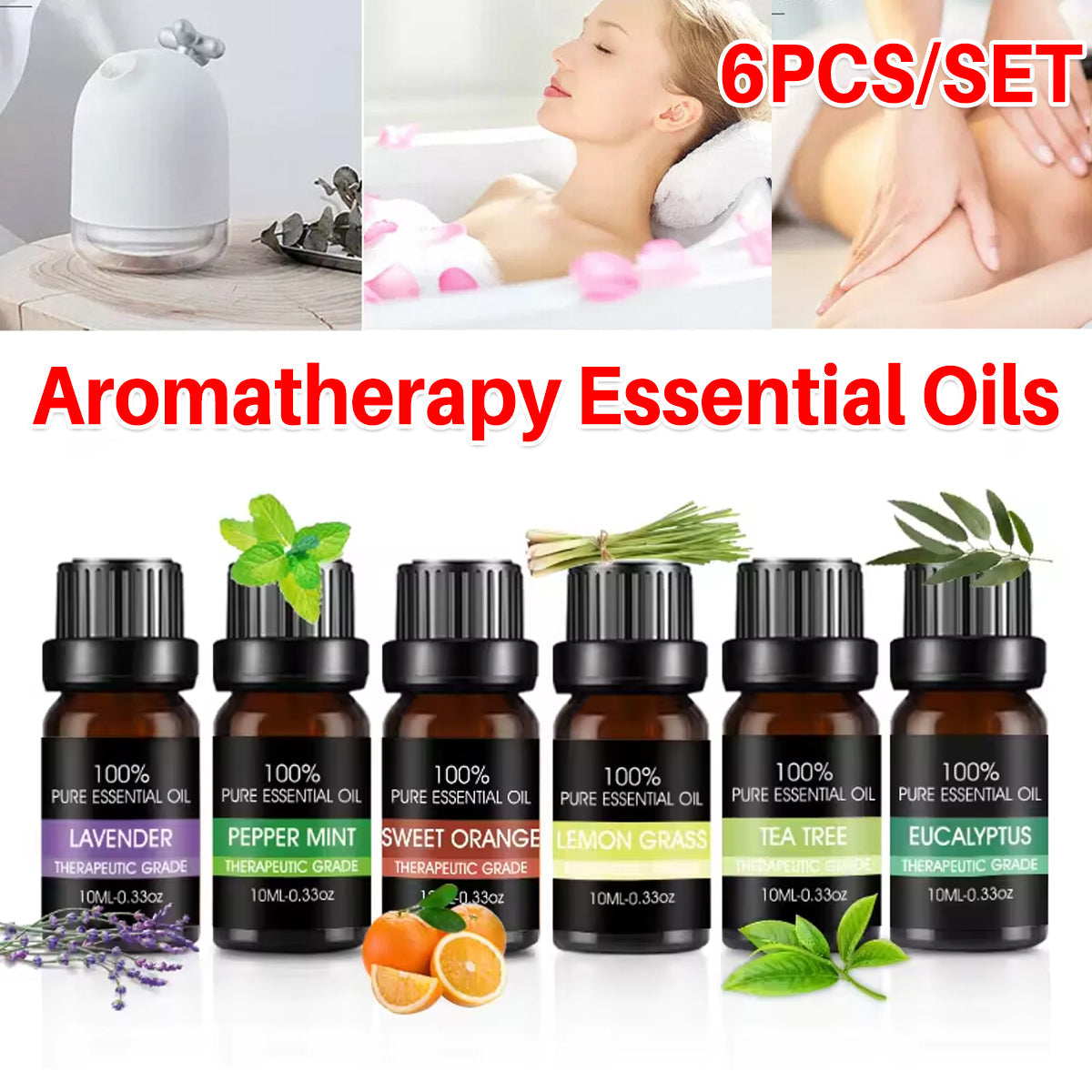 Setuply Luxury™ Aromatherapy Essential Oil Set – Wellness Hospitality Collection