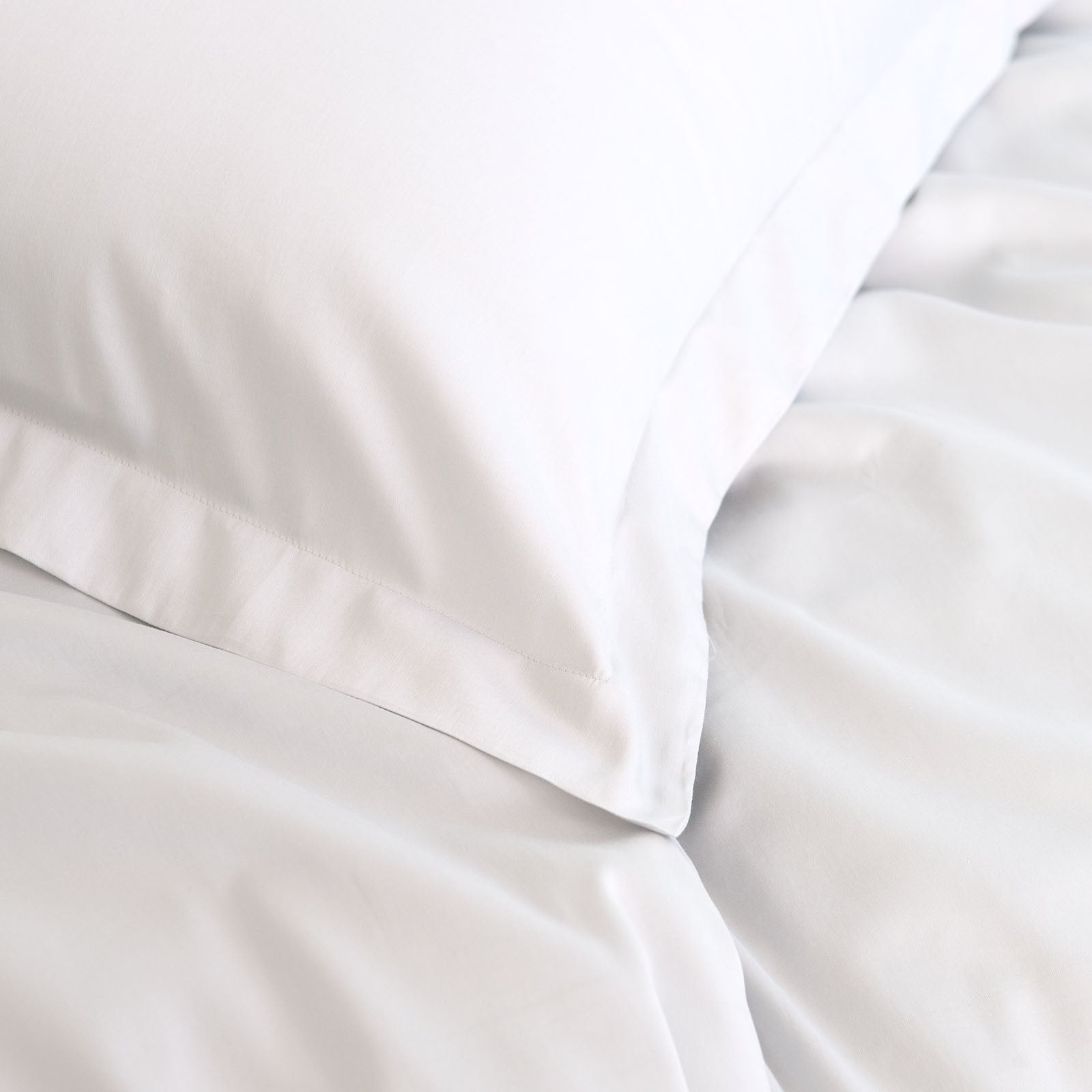 Royal Comfort - Balmain 1000TC Bamboo cotton Quilt Cover Sets (Queen) - White-1951134823074631684