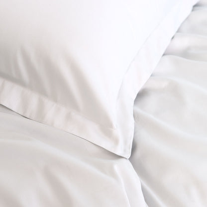 Royal Comfort - Balmain 1000TC Bamboo cotton Quilt Cover Sets (Queen) - White-1951134823074631684