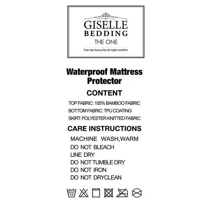 Setuply Luxury™ Bamboo Mattress Protector – Bulk Hospitality Pack