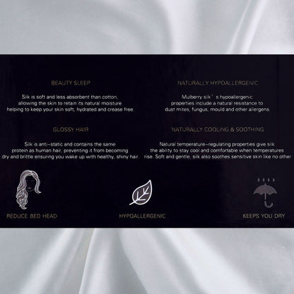 Setuply Luxury™ Mulberry Silk Pillowcase Set – Wellness Hospitality Collection