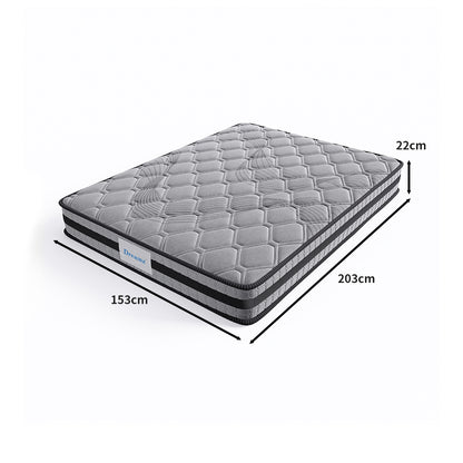 Dreamz Spring Mattress Bed Pocket Egg Queen-2006733089878970370