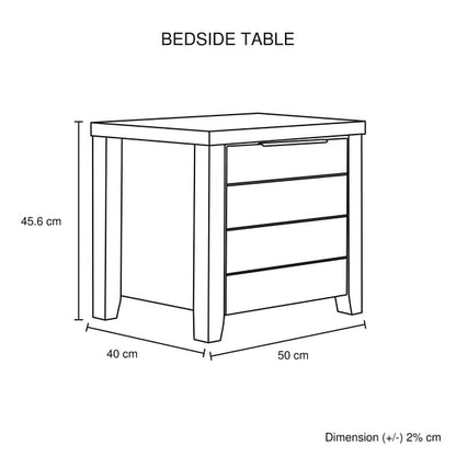 Setuply™ Celeste Bedroom Suite | Oak & White Ash