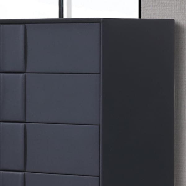 Setuply™ Modern Prado 4-Piece Fabric Gas-Lift Queen Bedroom Suite