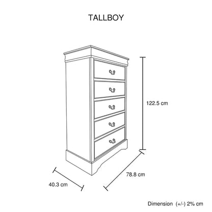 Setuply™ Spencer Bedroom Suite – Contemporary Grey