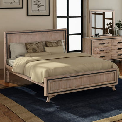 Setuply™ Seashore Bedroom Suite – Silver Brush Acacia Wood