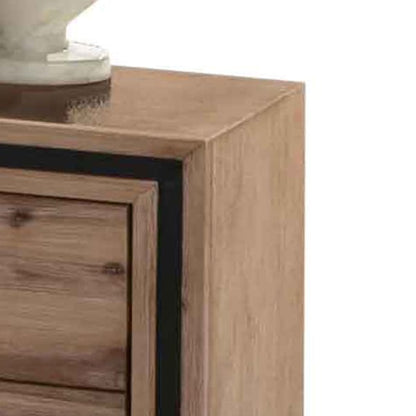 Setuply™ Seashore Bedroom Suite – Silver Brush Acacia Wood