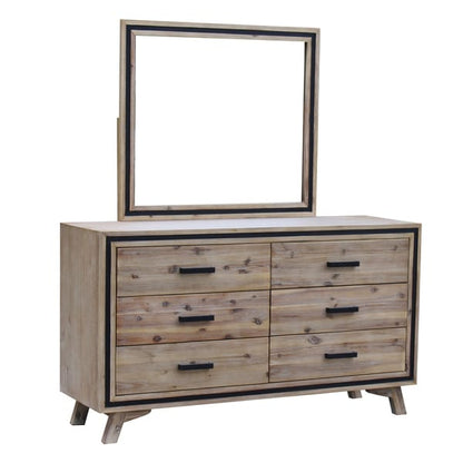 Setuply™ Seashore Bedroom Suite – Silver Brush Acacia Wood