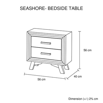Setuply™ Seashore Bedroom Suite – Silver Brush Acacia Wood