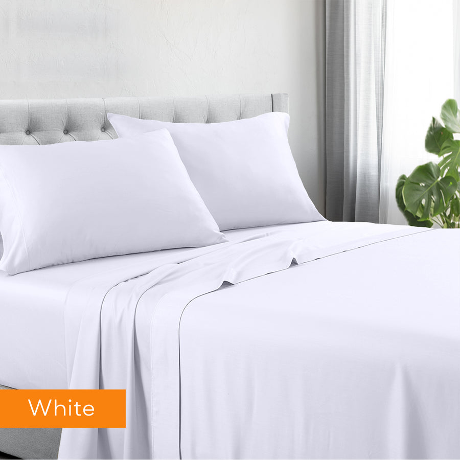 Setuply Commercial™ Bed Sheet Sets – Signature (1200TC Cotton Rich, Bulk Pack)