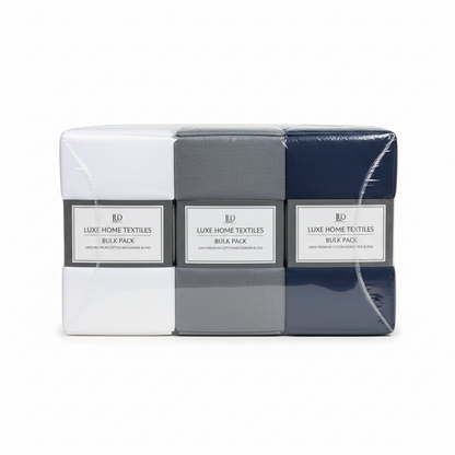 Setuply Commercial™ Bed Sheet Sets – Signature (1200TC Cotton Rich, Bulk Pack)