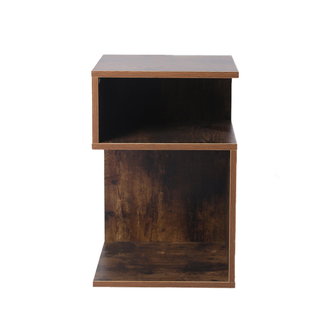 Levede 2x Bedside Tables Wood Side End Oak-2018816869867327489