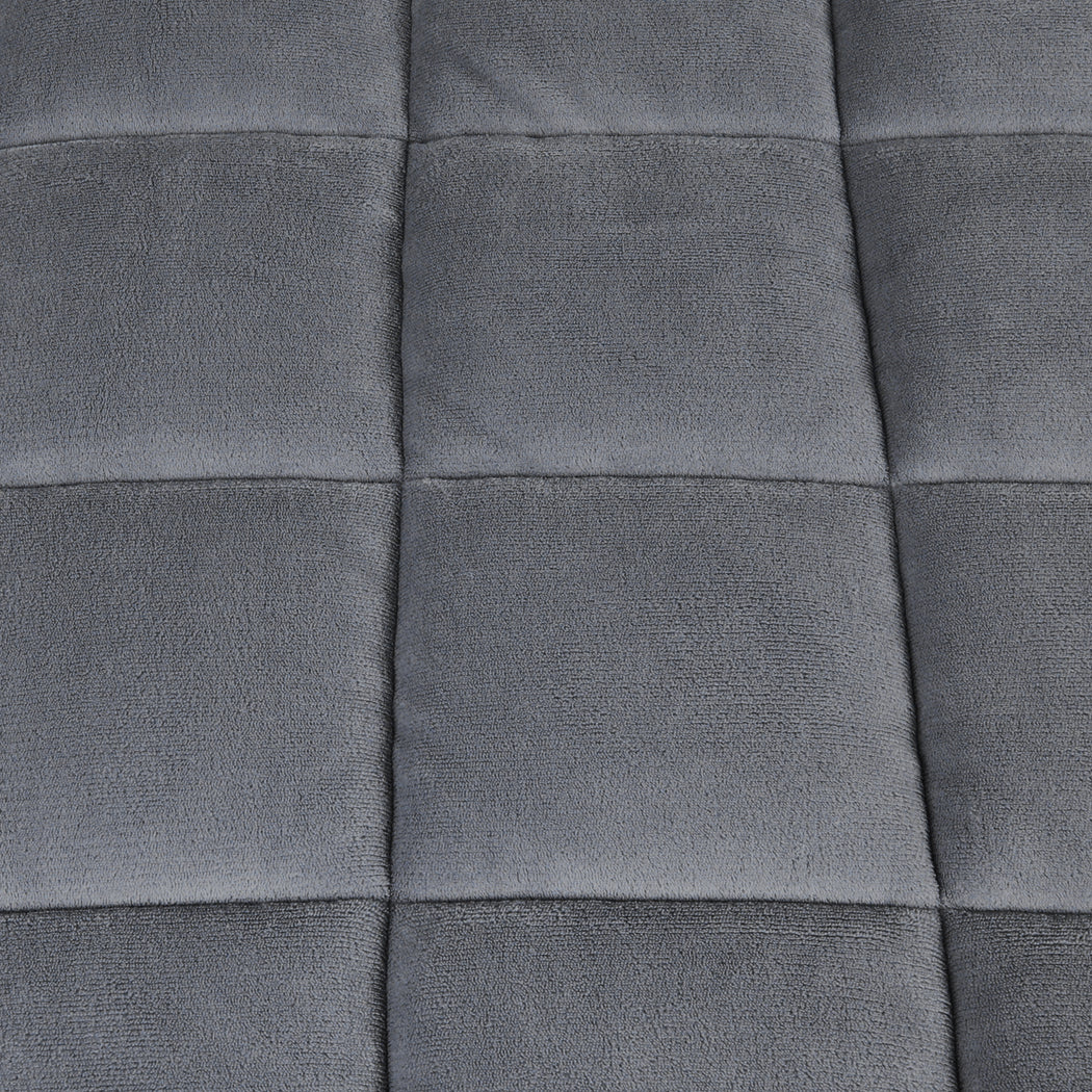 DreamZ Quilt Doona Comforter Blanket Grey King-2006733014155005955