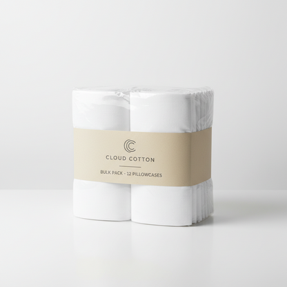 Setuply Commercial™ Pillowcases – Essential (300TC Cotton, Bulk Pack)