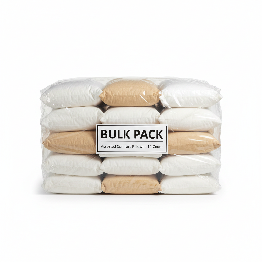 Setuply Commercial™ Pillows – Bulk Pack (Hotel Quality)
