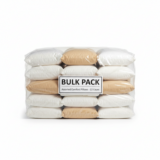 Setuply Commercial™ Pillows – Bulk Pack (Hotel Quality)